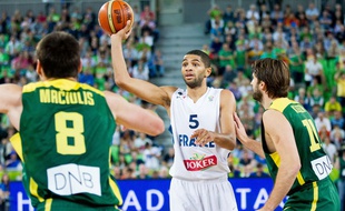 Nicolas Batum lors du match contre la Lituanie le 22 septembre 2013.