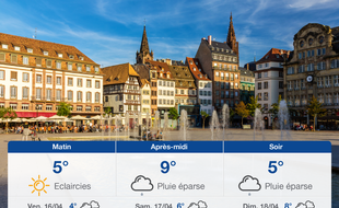 Météo Strasbourg: Prévisions du jeudi 15 avril 2021