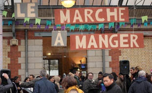 La deuxième édition du Marché à Manger, food market organisé dans les halles centrales à Rennes.