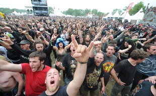 CLISSON, le 15/06/2012 Le Hellfest, festival de HARD METAL ROCK
