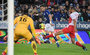 Football: Anthony Gonçalves, auteur d'une doublé lors de la victoire de Strasbourg contre Reims.