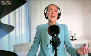 Céline Dion lors du concert « One World Together At Home »