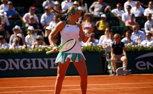 Jelena Ostapenko, plus jeune finaliste de Roland-Garros depuis 2007.