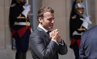 Emmanuel Macron était en visite spécifique pour les aides à domicile