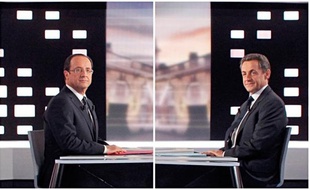 François Hollande et Nicolas Sarkozy se sont opposés avec virulence, de la dette à l'immigration en passant par le style de présidence, les deux hommes rendant coup pour coup dans un débat qui ne devrait pas remettre en cause la position de favori du candidat PS