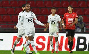 La joie de Renato Sanches et des Lillois après leur succès dimanche à Rennes