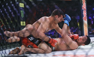Un championnat de MMA à New York, le 15 juin 2019.