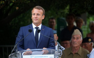 Emmanuel Macron, était à Bormes-les-Mimosas.