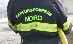 Pompier du Nord en intervention