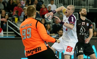 Le Nantais Romaric Guillo face à Zagreb (archives).
