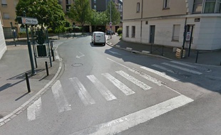 L'accident s'est produit entre la rue du Louis d'Or et le boulevard de Chézy.