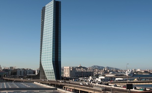 Le siège de la CMA CGM dans le quartier Euromediterranée.