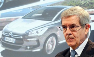 Le PDG de PSA Peugeot Citroën Philippe Varin, le 12 juillet 2012 à Paris
