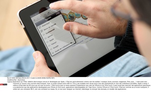 L'iPad, tablette électronique conçue et développée par Apple.