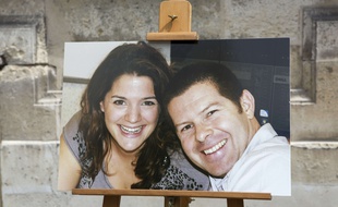 Une photo de Jean-Baptiste Salvaing et sa compagne, Jessica Schneider.