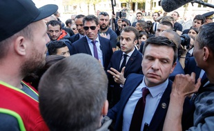 Emmanuel Macron a été hué par des cheminots lors de sa visite à Saint-Dié-des-Vosges (Vosges)