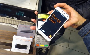 Lille, le 5 novembre 2014 - Lancement d'Orange Cash qui permet de transformer son mobile en porte-monnaie pour régler ses achats.