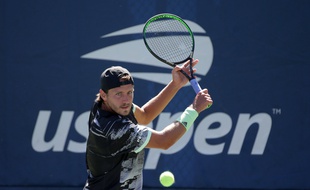Lucas Pouille, à l'US Open