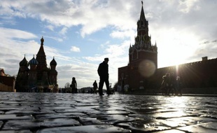 La Place Rouge à Moscou.