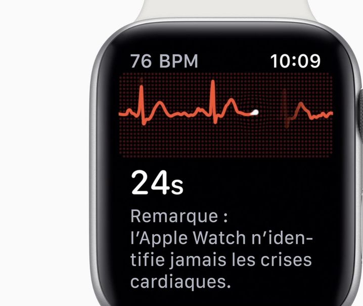 L'Apple Watch Series 4 peut désormais réaliser des électrocardiogrammes.