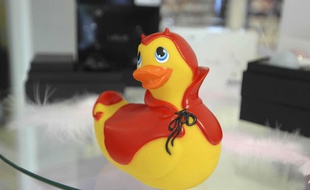 Un canard vibromasseur.