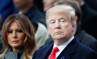Donald Trump et Melania, le 11 novembre à Paris.