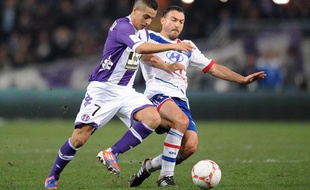 L'attaquant toulousain Wissam Ben Yedder, le 25 novembre 2012, contre Lyon.