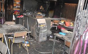 L'école des Tamaris à Béziers incendiée le soir d'Halloween