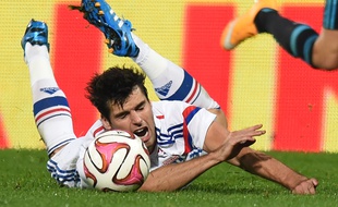Yoann Gourcuff manquera encore les matches contre Reims et Evian Thonon Gaillar. AFP PHOTO / PHILIPPE DESMAZES