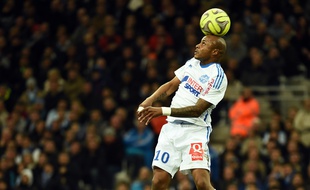 André Ayew lors d'OM-Lyon, le 15 mars 2015.