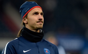 L'attaquant du PSG Zlatan Ibrahimovic, le 25 octobre 2015, au Parc des Princes.