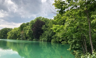Le lac du parc de la Tête d'Or, ce 4 juin 2020.