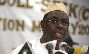 Macky Sall, candidat à la présidentielle sénégalaise et opposant à Abdoulaye Wade.