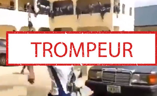 La vidéo faussement associée à une campagne de vaccination forcée contre le Covid-19.