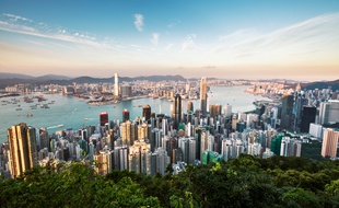 La baie de Hong Kong.