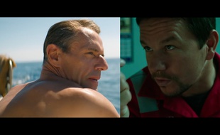 Lambert Wilson («L'Odyssée») à gauche ; Mark Wahlberg («Deepwater Horizon») à droite.