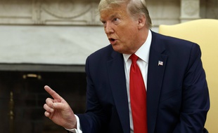 Donald Trump dans le Bureau ovale de la Maison-Blanche, le 16 septembre 2019.