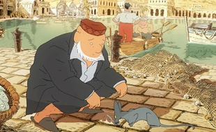 Image du film de Joann Sfar, «Le chat du rabbin»