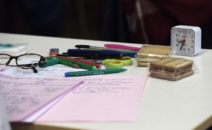 Une copie d'examen du baccalauréat, le 15 juin 2016 à Strasbourg.