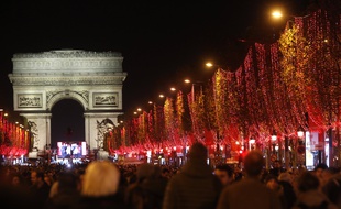 Les illuminations de Noël des Champs-Elysées en 2019.