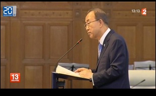 Ban Ki-moon, le secrétaire général des Nations unies, le 28 août 2013.