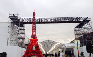 Le site de la COP21 au Bourget, le 30 novembre 2015.
