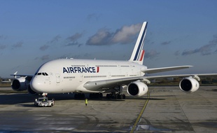 Un avion A380 d'Air France.
