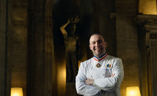 Guillaume Gomez, chef cuisinier de l'Elysée, en 2015