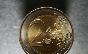 Illustration d'une pièce de deux euros.