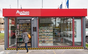 Le «Auchan minute» installé à Villeneuve-d'Ascq.