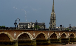 Bordeaux a subi des épisodes orageux ce week-end.