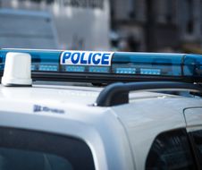 Une voiture de police, le 22 février 2019, à Paris (12e).