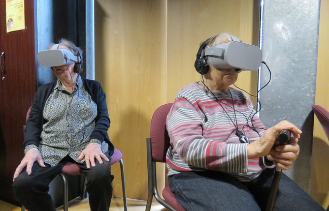 VIDEO. Rennes: Des résidents d'un Ehpad ont assisté à la messe grâce à la réalité virtuelle