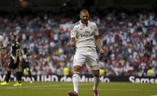 Karim Benzema, buteur face à Cordoue, le 25 août 2014.